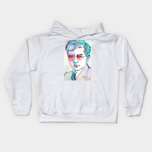 DMITRI SHOSTAKOVICH - watercolor and ink portrait Kids Hoodie